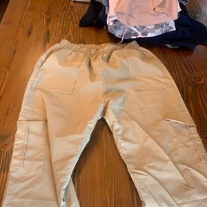 tan joggers
